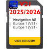 Mapa navigácie Europa DISCOVERY MEDIA GEN2 MIB2 AS PASSAT GOLF POLO CADDY TIGUAN SHARAN JETTA CC pamäťová karta SD