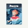 Chronicle Books Kolekcia pohľadníc Ponyo na útese (30)