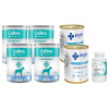 Calibra Veterinary Diets Dog Hypoallergenic Insect & Salmon 4x400g + ENZO VET Hypoalergénna hypoalergénna diéta s morkou pre psov 2x 400g a LAB-V Immuno Hard - Posilnenie imunity pre psov a mačky 90 k