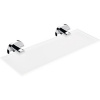 Nimco Unix polička, dĺžka 30 cm, matné sklo/chróm UN 13091B-30-26