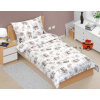 Bellatex bavlna obliečky Junior Spiaci medvedík 140x200 70x90
