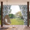 Eurofirany Nepremokavý vzorovaný záves na terasu GARDEN 155x240 cm