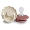 DVOJBALENIE CUMLÍKOV FRIGG DAISY CREAM/ POWDER BLUSH, 0-6M, SILIKÓN