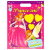 Princezné vyfarbuj nálepkami
