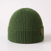 Kama - detské pletené oblečenie z merino vlny Detská pletená merino čiapka Kama Farba: Zelená, Veľkosť: UNI