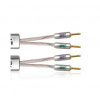 XLO Reference 3-5.2 1,83 m (Splietaný točený stereo kábel pre reprosústavy (sada). Symetrická XLO Integrated Field™ technológia vinutia)