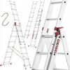 Rebrík - Hliníkový rebrík Krause Corda 2x6 Pracovná platforma (Rebrík - Hliníkový rebrík Krause Corda 2x6 Pracovná platforma)