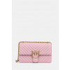 Pinko crossbody kabelka dámska kožená 100941.A0GK ružová ONE SIZE