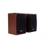 C-TECH reproduktory SPK-09, 2.0, dřevěné, USB napájení, 4W, 3,5mm jack