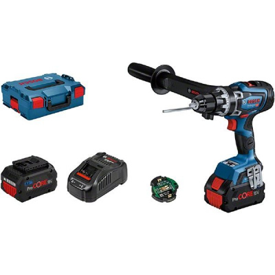 Bosch GSR 18V-150 C Professional, 2× 8.0 Ah ProCore, rýchlonabíjačka, L-Boxx 0.601.9J5.005