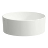 Laufen Savoy umývadlo 38x38 cm okrúhly pultové umývadlo biela matná H8129427571121