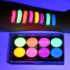 Farby na maľovanie tváre tela NEON UV ústa 6 AMA