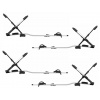 Set 4ks strešných nosičov bicyklov Thule UpRide 599
