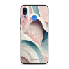 Lesklý kryt Mobiwear Glossy - Huawei Nova 3 - G026G - Růžový a zelenkavý mramor (Prémiové lesklé pouzdro, obal, kryt Mobiwear Glossy na mobil Huawei Nova 3 - G026G - Růžový a zelenkavý mramor, materiá