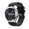 Silikónový remienok (šírka 22mm) – čierna – Samsung Gear S3 / Watch 46mm / Huawei Watch GT / Vantage M / Watch 3 45mm