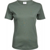 Tee Jays | 580, Dámske tričko Interlock, zelená leaf, 3XL