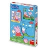 Puzzle Set Baby Peppa Pig rodina - autor neuvedený