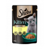 SHEBA Kitten 85g s kuracím mäsom v omáčke pre mačiatka