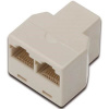 PremiumCord Rozdvojka 8/8F - 2x8/8F - Rozdvojka konektoru RJ45 na kabel - Konektory RJ45 8/8 Female - 2x 8/8 Female Produkt nenahrazuje síťový switch. Pro získání více přípojných míst do počítačové sí