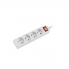 LANBERG PS1-04E-0150-W Lanberg Napájacia lišta 1.5M Biela 4X 230V PL Z (PS1-04E-0150-W)