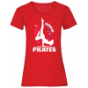 Tričko na pilates - Červená