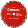 MAR-POL Diamantový kotúč RED 230x7.5x22.2mm M08736