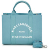 Karl Lagerfeld Kabelky K/RSG SQUARE MEDIUM TOTE Modrá