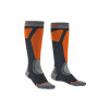 Pánske podkolenky Bridgedale Ski Easy On Gunmetal / Orange XL (48+EU)