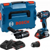 Bosch Akumulátorový vŕtací skrutkovač GSR 18V-90 FC s príklepovým nadstavcom, L-Boxx, 2x aku 06019K6205