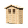 drevený domček KARIBU DAHME 0 (45278) natur LG3069