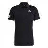 adidas Club 3 Stripe pánske polo tričko Black/White S