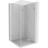 Mexen Lunar-F L, sprchový kút pravý 70 x 70 cm, 8mm číre sklo, oceľový profil, 836L-070-070-97-00-P