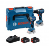 BOSCH Sada AKU nářadí (GSR 18V-65 + GDR 18V-215, 2x GBA 18V 5.0Ah, GAL 18V-40, L-Boxx136) 0615A50090