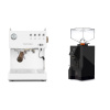 Ascaso Steel DUO PID, White&Wood + Eureka Mignon Perfetto, BL black