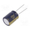 Kondenzátor elektrolytický low ESR THT 470uF 63VDC Ø16x20mm