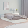 zahrada-XL Posteľný rám biely 90x190 cm jednolôžko masívne drevo 820702