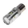 CREE LED BA15S 12-24V, 30W (6x5W) biela