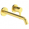 Ideal Standard Joy - Umývadlová batéria pod omietku, výtok 23 cm, 2-otvorová inštalácia, Brushed Gold A7379A2