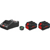 BOSCH 2× ProCORE18V 8.0Ah + GAL 18V-160 C - 1 600 A01 6GP