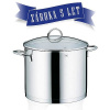 KELA Hrnec nerez se skleněnou poklicí 8,5 l CAILIN KL-10961