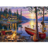 Norimpex Diamantové maľovanie Rybárska chata v zátoke 40x30cm