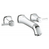 GROHE Grandera - Umývadlová trojotvorová batéria, veľkosť M, chróm 20415000