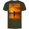 Tričko Korda Sunrise Tee Dark Olive XXL