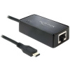 Delock USB-C®, RJ45 káblový adaptér [1x USB-C® zástrčka - 1x RJ45 zásvuka] 62642; 62642