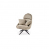 HALMAR Relaxačné kreslo MERRY 2, cappuccino