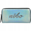 Peňaženka - Nobo Peňaženka Ekologická koža modrá, strieborná npur - ženský produkt (Nobo veľká holografická ženská peňaženka)