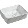 Sapho DALMA keramické umývadlo 48x13x38 cm, carrara MM517