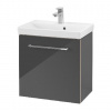 Villeroy & Boch Avento - Umývadlová skrinka, 53x51x35 cm, 1 dvierka, Crystal Grey A88801B1
