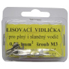 Káblová lisovacia vidlica, vodič 0,25-1,0 mm², M3