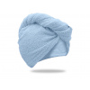Textilomanie Rýchloschnúci froté turban na vlasy svetlomodrý, 100% bavlna